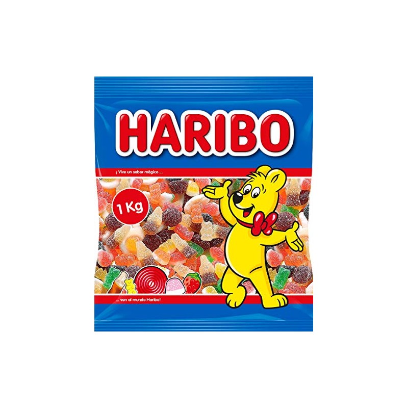 Haribo - Cocktail pica, Caramelos de goma, 1 kg