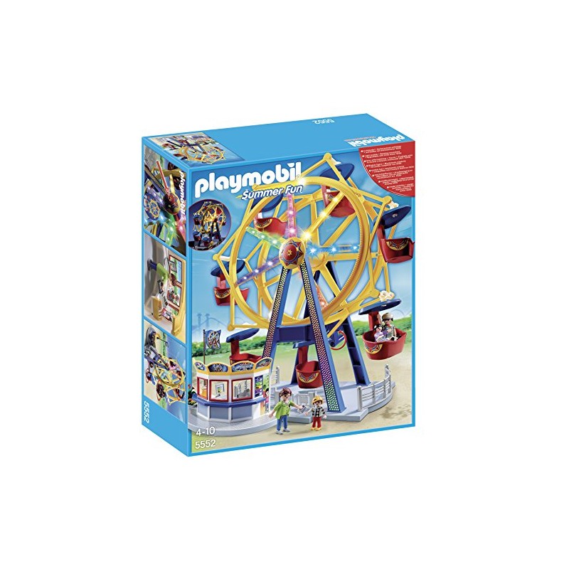Playmobil Parque de Atracciones - Noria con luces, playset (5552)