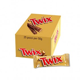 TWIX cerrojo de chocolate 25 X (2 x 25 g) cartón